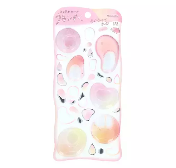 「“うるうる×キラキラ”異素材ミックスで楽しむ　しずくのようなシール『うるしずく』新発売」の画像