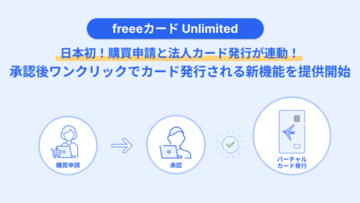freeeカード Unlimited、「購買申請連携機能」提供開始　申請承認と連動した「使い捨てカード発行」で高額立替の解消とガバナンスを強化