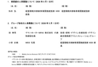 人事異動について