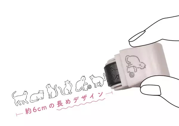 「コロコロ転がすだけで簡単にデコレーションが楽しめる！ローラースタンプ『coroline（コロライン）』新発売」の画像
