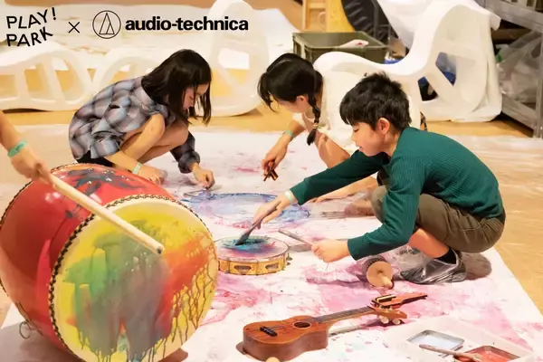 音の振動で絵を描く。好評のPLAY! PARKコラボ企画「音筆（おとふで）」開催決定