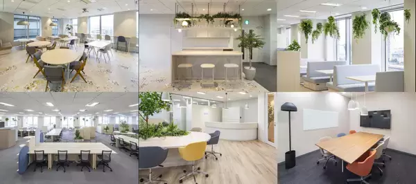 「コミュニケーションの醸成に重点をおいた　社員の活躍を推進するオフィス空間作り」の画像