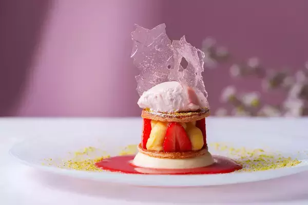 「【ウェスティンホテル仙台】高層階からの景色とともに、桜色に心ときめく期間限定ハイティー「SAKURA High Tea」」の画像