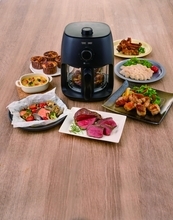 中が見えて調理しやすい！グリル調理やお菓子作りにも使えるノンオイルフライヤーをエディオンとニトリで販売開始！