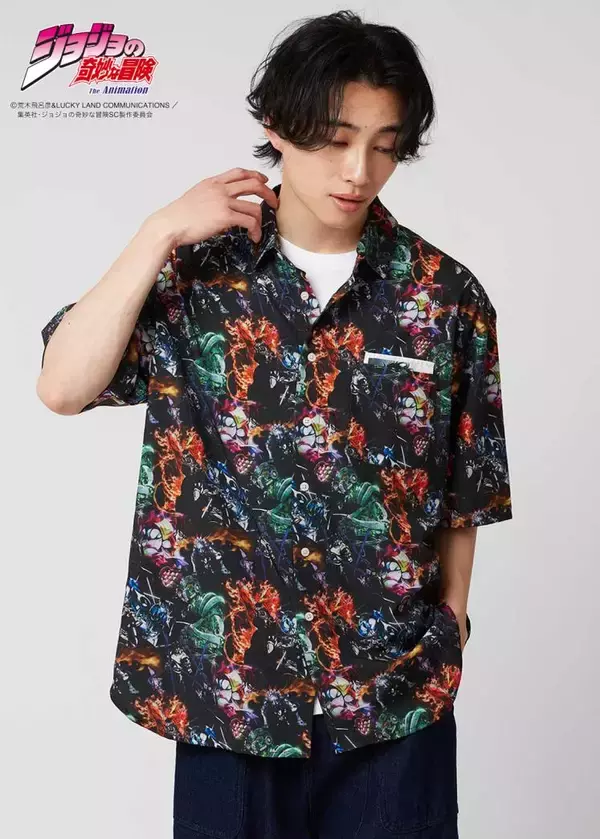 「アニメ『ジョジョの奇妙な冒険』とグラニフの最新コラボレーションアイテムが2025年5月6日より発売公式オンラインストアでは予約販売がスタート！」の画像