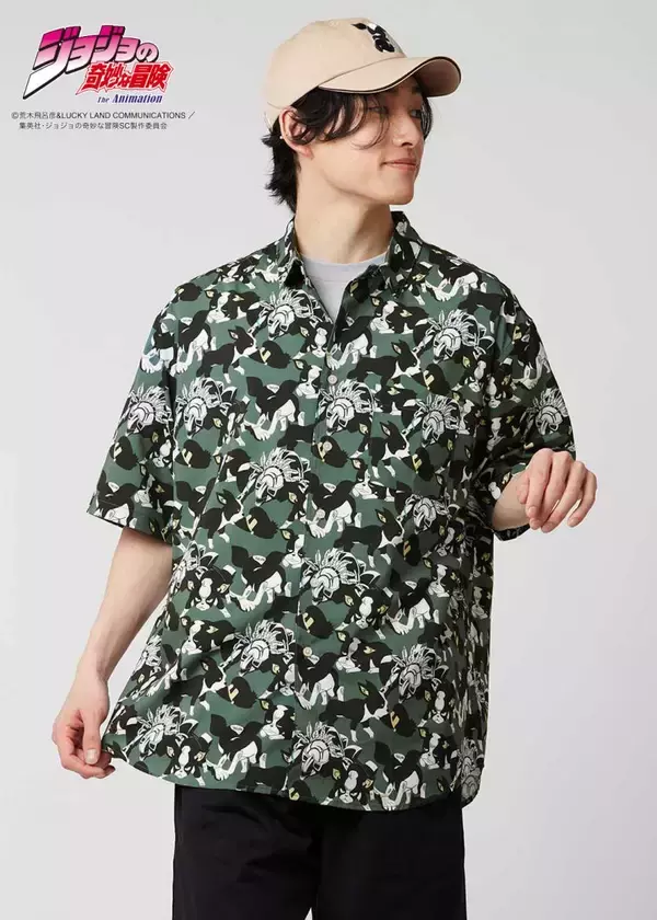 「アニメ『ジョジョの奇妙な冒険』とグラニフの最新コラボレーションアイテムが2025年5月6日より発売公式オンラインストアでは予約販売がスタート！」の画像