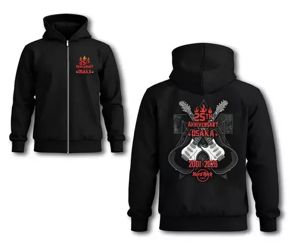 「「ハードロックカフェ」 ユニバーサル・シティウォーク大阪店　25周年を記念したスペシャルメニューとグッズが登場」の画像