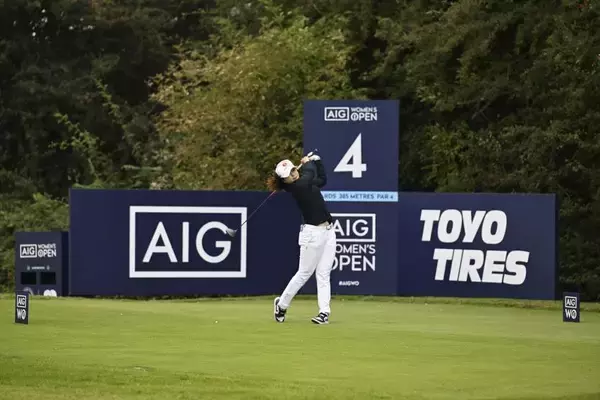 「海外女子ゴルフツアーメジャー大会「全英女子オープン」に協賛」の画像