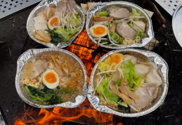 「明星食品チャルメラとコラボ！焚き火で楽しむ冬のアウトドアイベント「タキビメン」を開催します！」の画像