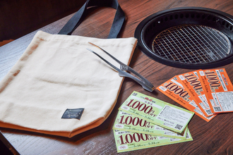 【牛角】6,000円分使える割引券入り！「肉の日福袋」を数量限定で販売～割引券・トートバッグ・牛角トングの3点セット～