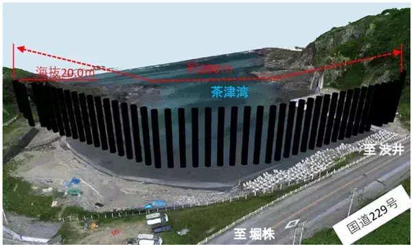 「日本製鉄のGXスチール「NSCarbolex Neutral」を使用した鋼管杭が、北海道電力 泊発電所の安全対策工事に初採用　」の画像