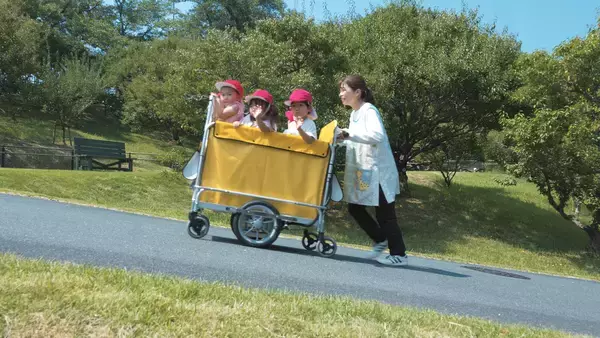 「【ニュースレター】共同開発！保育業務の困りごとを解決する「電動アシストお散歩カー」」の画像