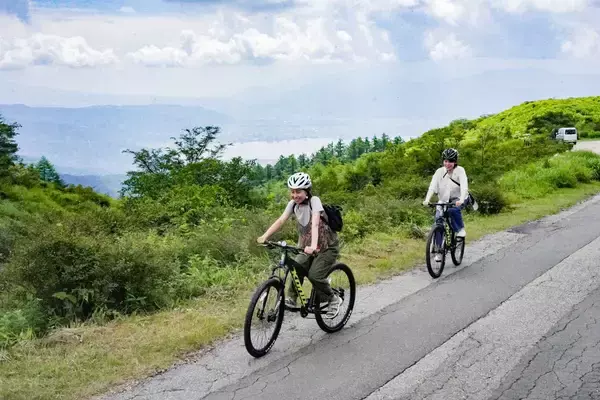 「【e-Bikeに乗って大自然を満喫してみませんか】高ボッチ高原e-Bikeライドツアー体験会開催！」の画像