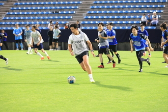 ジュビロ磐田OB選手とヤマハ発動機社員のサッカー交流会を開催