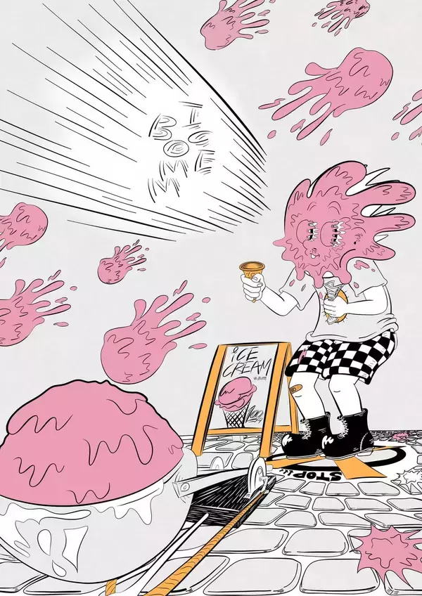 「スポーツ健康科学部4年　山田花さんが東京・下北沢で個展「TOWANAI展」」の画像