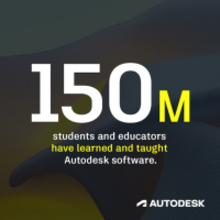 Autodesk 製品を活用する学生・教育関係者が世界で 1 億 5,000万人に到達