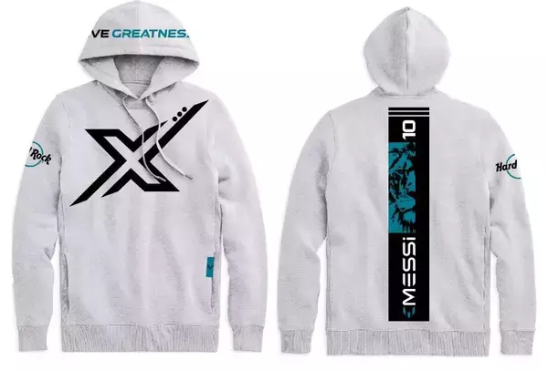 「アメリカンレストラン 「ハードロックカフェ」 ロックショップ　サッカー選手 リオネル・メッシとのコラボレーションコレクションに新商品が登場！「NEW MESSI COLLECTION」」の画像