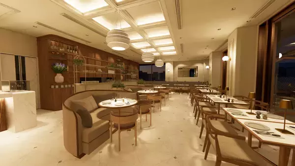 「ニューヨークレストラン「サラベス 表参道店」12月15日グランドオープン！注目の店舗限定メニューにくわえ、コースご注文でもらえるオープン記念オリジナルエコバッグがお目見え」の画像