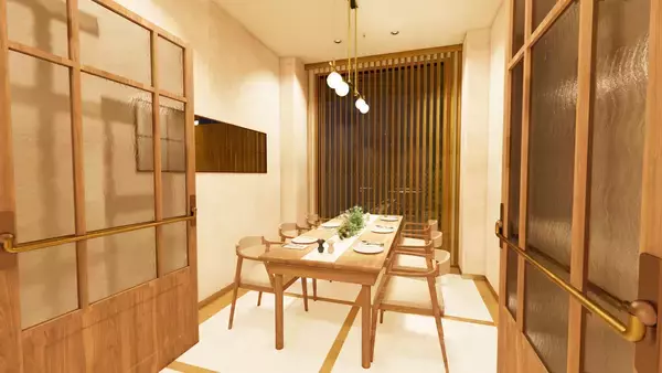 「ニューヨークレストラン「サラベス 表参道店」12月15日グランドオープン！注目の店舗限定メニューにくわえ、コースご注文でもらえるオープン記念オリジナルエコバッグがお目見え」の画像