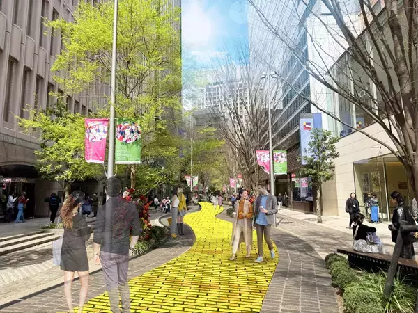 「【東京ミッドタウン日比谷】”花と魔法の祭典”「HIBIYA BLOSSOM 2026」映画『ウィキッド 永遠の約束』の世界が広がるコラボメニュー＆衣装展が決定」の画像