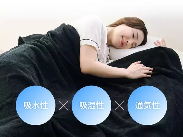 「じめっとした寝苦しい季節でも心地よさをお届け　シリーズ累計販売数100万個突破※の『ヒツジのいらない枕®』から『ヒツジのいらないタオルケット® ーNEOー』」の画像