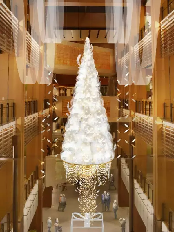 「【東京ミッドタウン】幻想的な雪の世界へ誘う しゃぼん玉イルミネーションが登場！「MIDTOWN CHRISTMAS 2024」　クリスマスムードを高めるツリーやマルシェも復活！」の画像