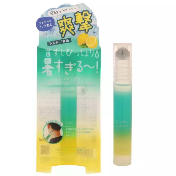 「首すじ・うなじに塗るだけでキーンと冷感※1！ハンディファンの風と相性バツグン！いつでもどこでも“塗るネッククーラー”」の画像