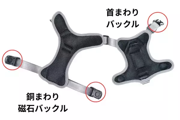 「車のシートベルトを通すだけでペットの動きを制限し、安全運転を支える『カーリンク ハーネス』2026年4月下旬 新発売」の画像