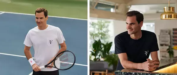 ロジャー・フェデラー選手のRFロゴ 第二弾RFグラフィックTシャツ2022年6月27日（月）発売