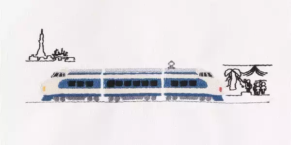 「東海道新幹線の歴代車両とドクターイエローを刺繍でデザインしたトートバッグ＆サコッシュを新発売」の画像