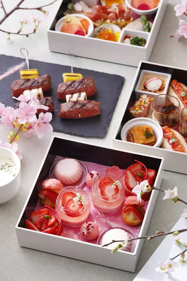 「【東京マリオットホテル】桜の名所・御殿山で麗らかな春を堪能する「GOTENYAMA SAKURA BOX」発売」の画像