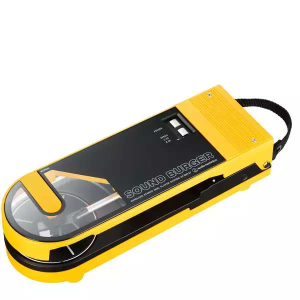 「オーディオテクニカ✕気仙沼の「サメ漁」共創プロジェクトが実現　“シャーク”なデザインのポータブルレコードプレーヤー「SHARK BURGER」3月5日（木）より「Makuake」にて先行販売開始」の画像