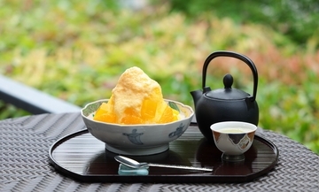【翠嵐 ラグジュアリーコレクションホテル 京都】嵐山の夏景色と共に味わう涼菓「八翠のかき氷」を販売開始