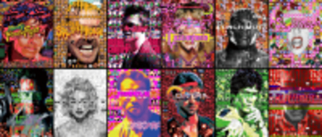 【銀座 蔦屋書店】パロディといたずらが交差する、森洋史の個展「メタやたら」を2月28日（土）より開催。時代を象徴するスターたちの肖像をゲームのイメージと接続した「ポップスターシリーズ」を新たに公開。