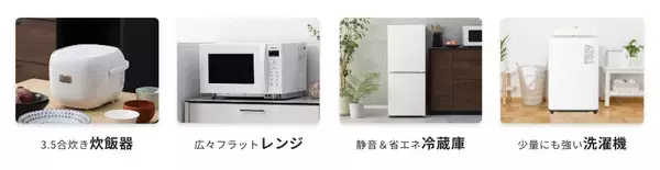 「foodable単身・小世帯向けコースを「コンパクトスタイルシリーズ」へリニューアル」の画像