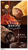 「心も体も温まる冬の嬉しいごほうび『とろけるホットパイ』が今年も登場！とろけるホットパイ史上初3層のクリーム！奥深い味わいと食感がクセになる NEW「塩キャラメルアーモンドパイ」」の画像1