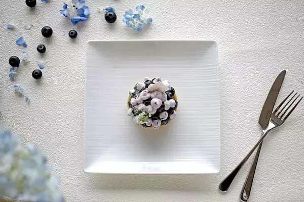 「ハイアット リージェンシー 東京　東京都立川産の完熟ブルーベリーをふんだんに使用したアシェット・デセール“オリエンタル” 6月12日提供開始」の画像