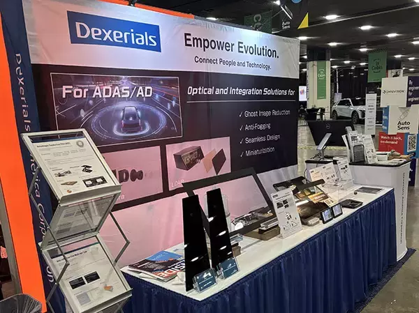 「【デクセリアルズ】12月に北米で開催の自動車センシング関連展示会に出展！」の画像
