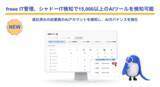 「freee IT管理、深刻化する「シャドーAI」への対策拡充をアップデートし、15,000以上のAIツール検知に対応」の画像1