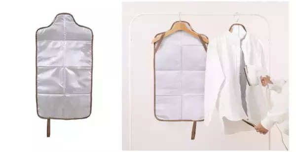 「ハンガーに掛けたまま、ラク～にシワ伸ばし！ 収納もコンパクトな「人体型アイロンマット」発売」の画像