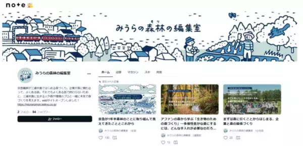 「「森林共創パートナー事業」第２期パートナー募集！」の画像