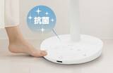 「立ったまま足元でらくらく操作。e angle「足元タッチ扇風機」を新発売」の画像3