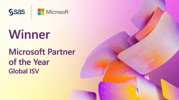 SAS、グローバル独立系ソフトウェア・ベンダー（ISV）として2022年度Microsoftパートナー オブ ザ イヤーを受賞