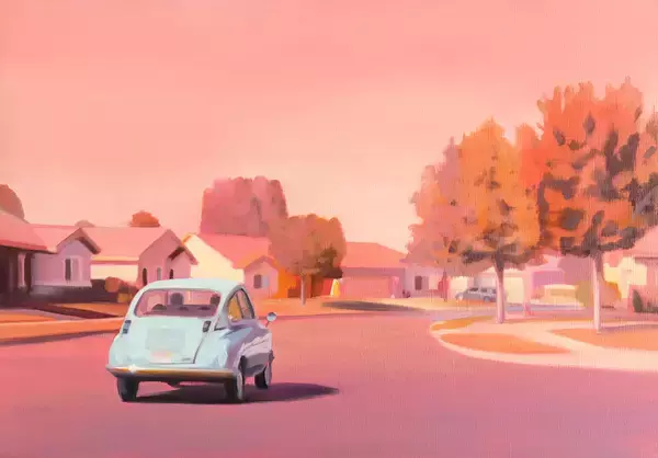 「【銀座 蔦屋書店】都築まゆ美 個展「Familiar Stranger」を3月14日（土）より開催。光と影、安穏と不穏が同居する「記憶の風景」を、油彩とリソグラフで表現。」の画像