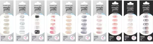 「世界30,000店舗以上で展開する「DASHING DIVA」より、累計販売3000万個突破・OLIVE YOUNGネイルチップ部門売上1位「magic press」が3月リニューアル展開」の画像