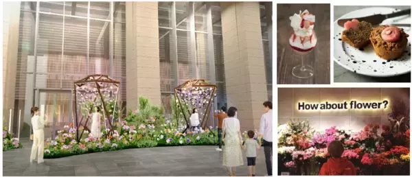 「春の東京ミッドタウン八重洲に花びらが舞う空間「FLOWER SHOWER」が登場。「Hello, Spring! 2026 in TOKYO MIDTOWN YAESU」開催」の画像