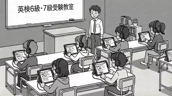 【速報】2026年度第3回検定より実施予定の英検6級・7級はコンピューターまたはタブレットを用いたオンライン受験（CBT形式）を取り入れる予定