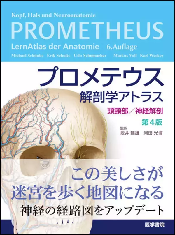「脳・神経の解剖学アトラスの最高峰『プロメテウス解剖学アトラス　頭頸部／神経解剖　第4版』が2月24日発売！」の画像