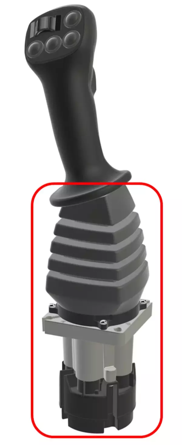 「建設機械向けの電気リモートコントロールユニット「ERUJ」の量産を開始」の画像