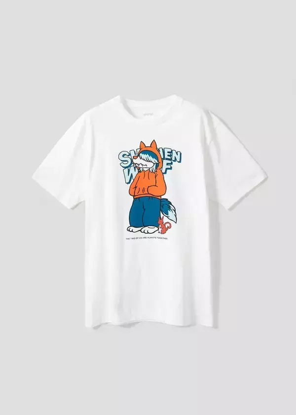 「グラニフに新たなオリジナルキャラクターが登場！心優しいオオカミ少年「少年ウルフ」、6月2日(月)デビュー」の画像